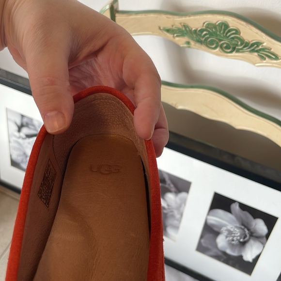 UGG Milania // burnt orange loafer flats // suede slip-on // sz 6 - Picture 13 of 16